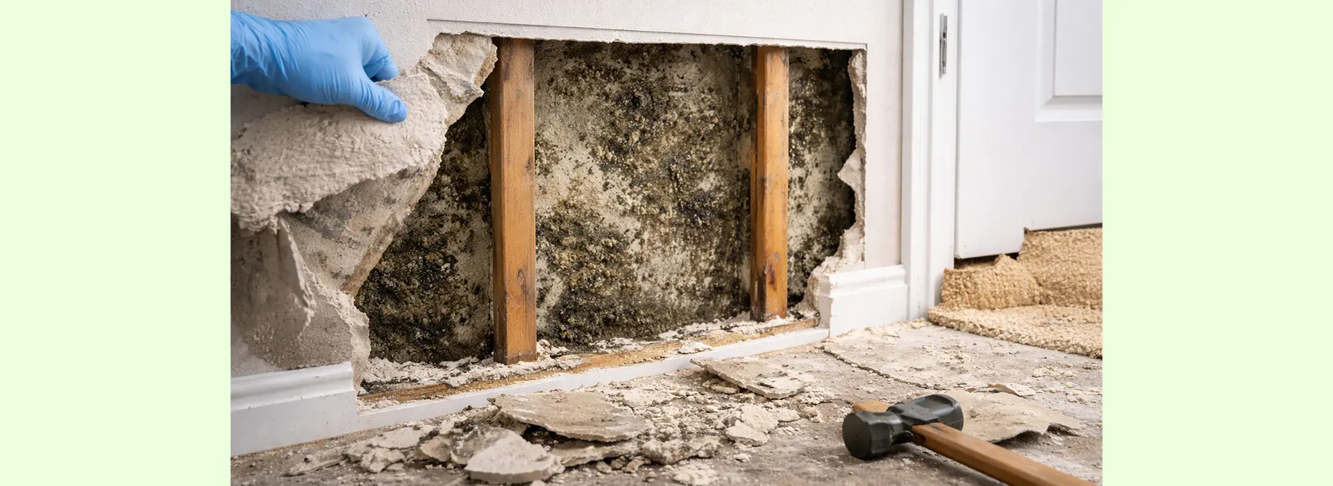 Featured image for “Common Signs of Mold Growth Behind Walls”